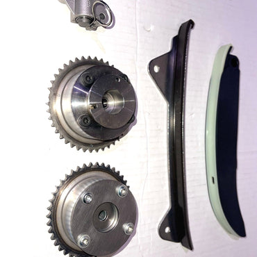 Timing Chain Kit With Intake/Exhaust VVT Gear Sprocket 2011-2014 Hyundai Elantra Cpupe 2012-2013 KIA Soul, 1.8 2.0L Engine, Replace# 24350-2E001 24370-2E000 24410-2E000 918-795