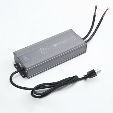 Outdoor Driver LED Power Supply for Lights, Computer Project 600W 24V IP66 Waterproof AC 100-277V to DC 24V 25A Low Voltage Transformer with UL Certification, 11X6X2”