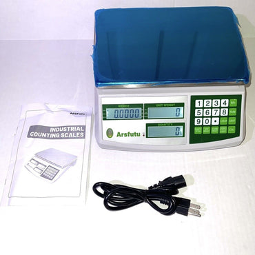 Counting Scale Digital Inventory Scale lb/g/kg Switchable Industrial 40kg X 0.5