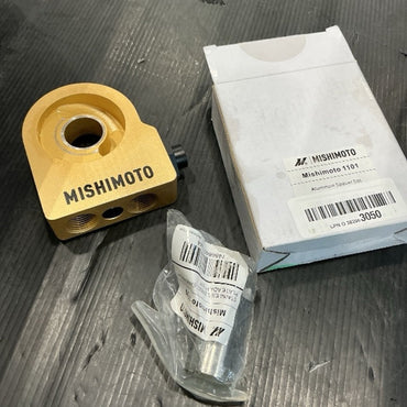 Mishimoto Oil Sandwich Thermostatic Plate & Adapter for 2013+ Subaru BRZ/Toyota