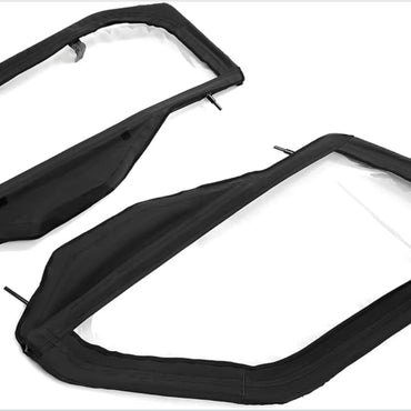 Universal Soft Upper Half Door Kit For UTV Soft Cab Enclosure Door Kit W/Frame