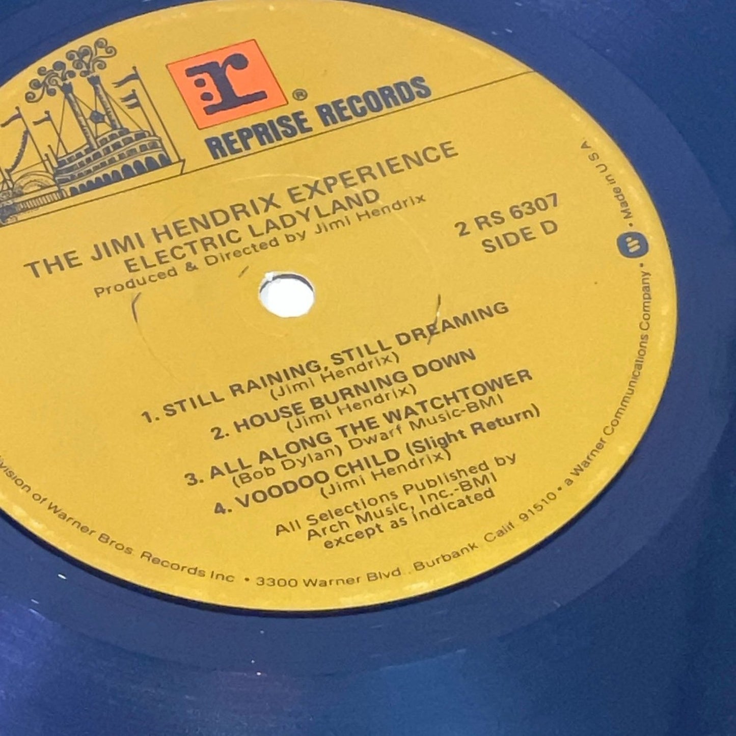 The Jimi Hendrix Experience ELECTRIC LADYLAND - Reprise Records 1968 DOUBLE Vinyl LP Record Album