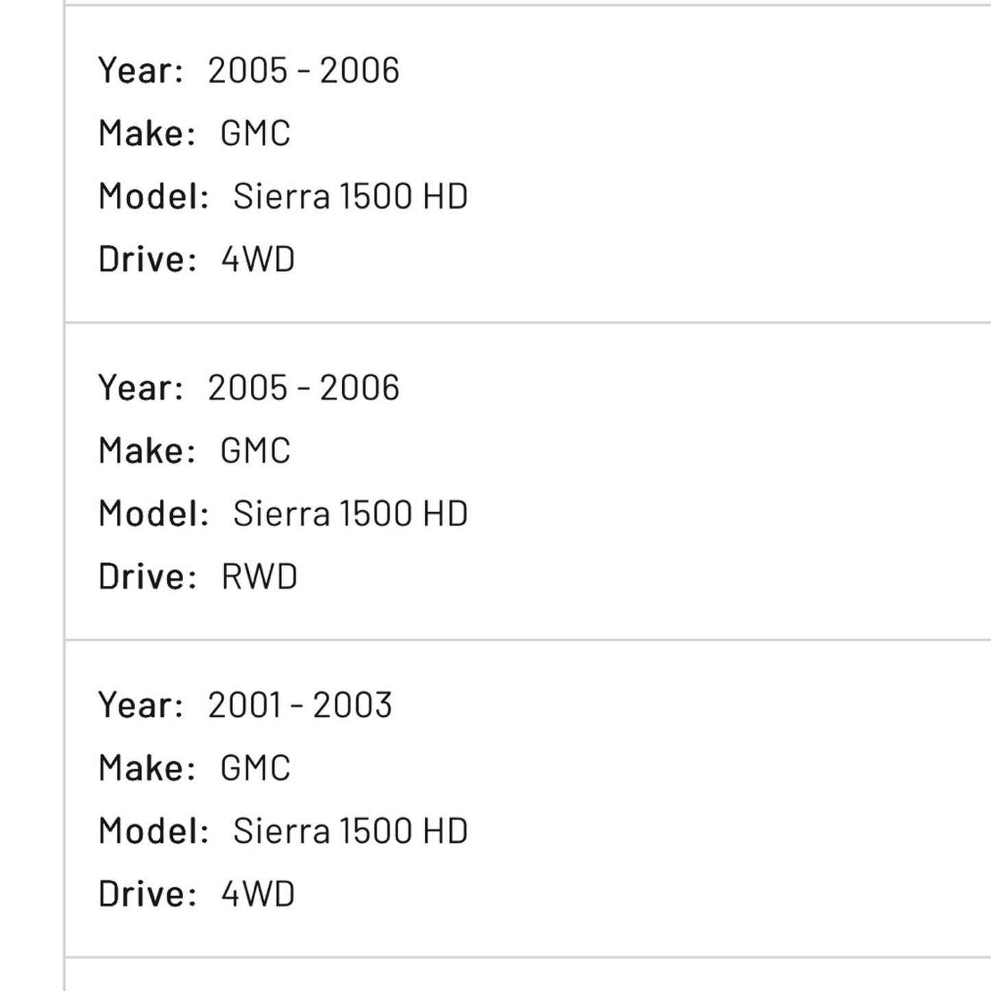 Rough Country N3 Front Shock 0-1" | Chevy/GMC Sierra 1500 HD/Silverado 1500 HD (01-06)