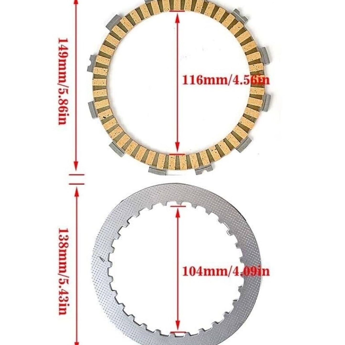 Competition Clutch Friction Steel Plate Kit with Honda TRX450 Sportrax TRX450R TRX450ER 04-14 22201-HP1-670, 22201-MEB-670, 22321-KZ3-690ECC SO-DIMM 8GB (D4ES01-8G)