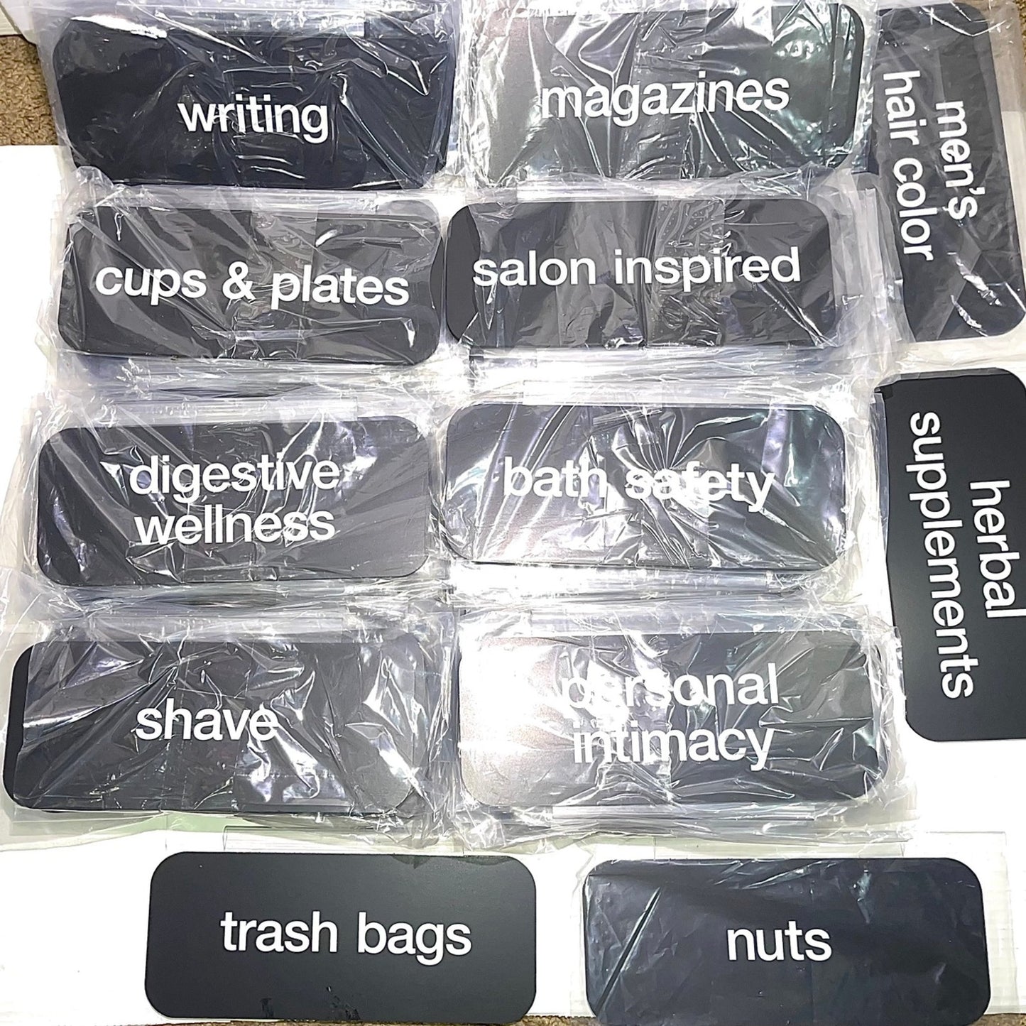 Lot of 84 Aisle Product Decal Labels – Retail Store Signage PROFESSIONAL