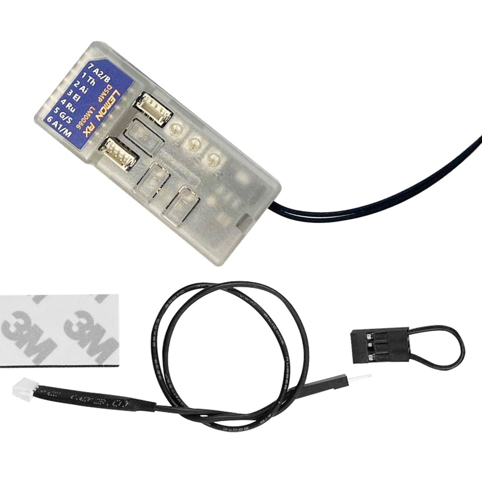 Buddy RC for Spektrum Full-Range DSMP Telemetry Stabilizer DSMX DSM2 5PACK 7-CH