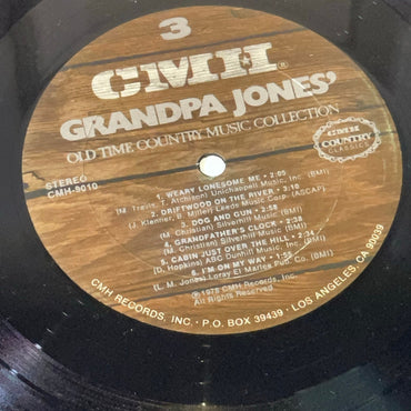 Grandpa Jones Old Time Country Music collection CMH 9010 (LP vinyl record) Original from 1979