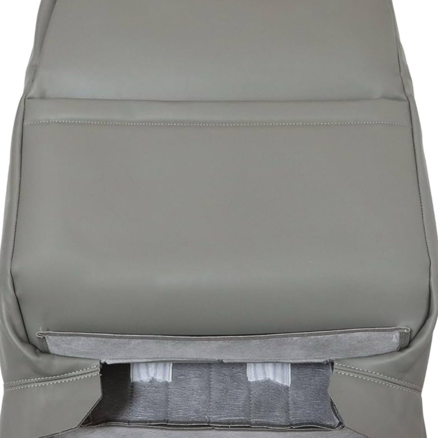 Chevy Impala SS 1994-1996 #143 Med Gray Perforated Leather Driver Passenger Side Top Lean Back Replacement Cover for Chevy Impala SS 1994-1996