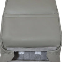 Chevy Impala SS 1994-1996 #143 Med Gray Perforated Leather Driver Passenger Side Top Lean Back Replacement Cover for Chevy Impala SS 1994-1996