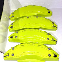 Caliper Covers 4 TESLA Model Y GREEN Accessories, 2020-2023 18 19” Wheel Hub Front and Rear Brake Caliper Cover