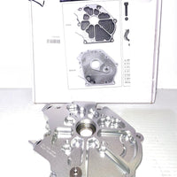 Dual Bearing Billet Side cover For GX200/Clone 196 Predator Hemi, Ghost, Tillotson 212 and 224 Engine Silver