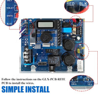 GLX-PCB-RITE Main Printed Circuit Board Replacement for Hayward Goldline AquaRite Salt Chlorine Generators