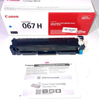 Canon Genuine 067 Cyan Toner Cartridge High Capacity for LBP633Cdw, LBP632Cdw, M