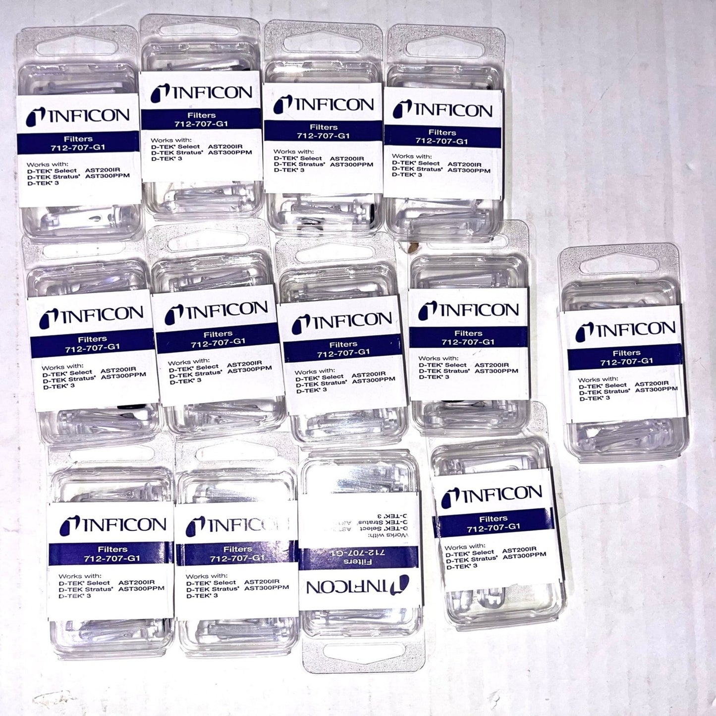 Inficon 712-707-G1 Replacement Filter Cartridges for D-TEK Stratus, D-TEK3 and D-TEK Select Refrigerant Leak Detector 13-PACK