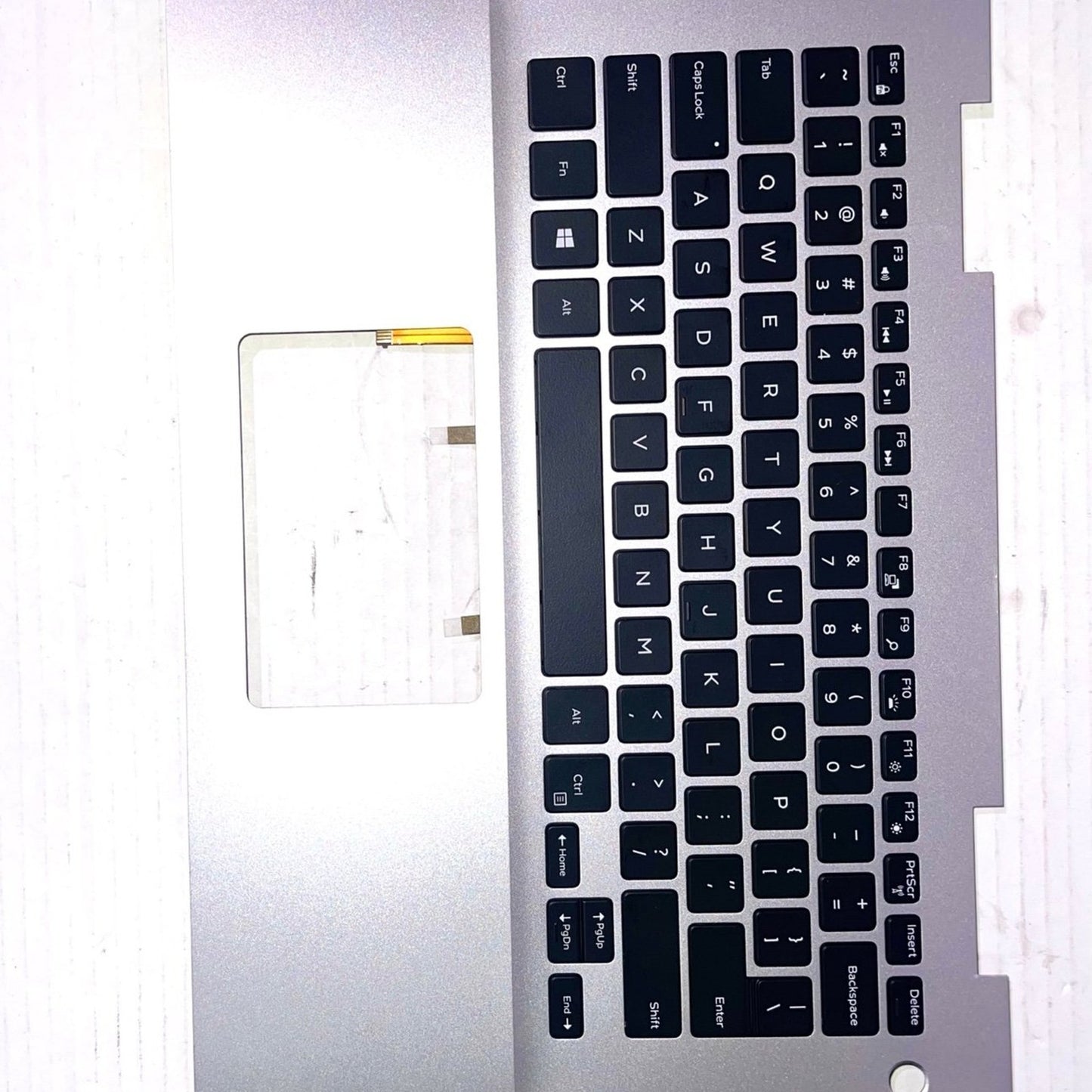 Laptop Upper Case Palmrest Backlit Keyboard Assembly Part for Dell Inspiron