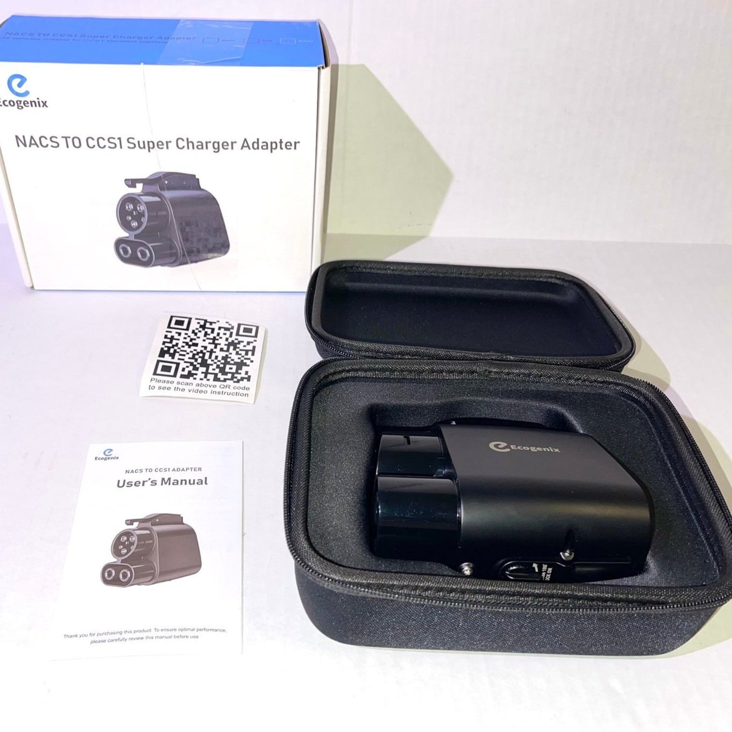 NACS to CCS1 Charging Adapter: Fast Charge NACS DC Chargers to CCS1 Adapter, Tesla Supercharger Adapter – 500A / 1000V Fit for Rivian R1T R1S R2 R3 EVs&Fit for Ford EVs