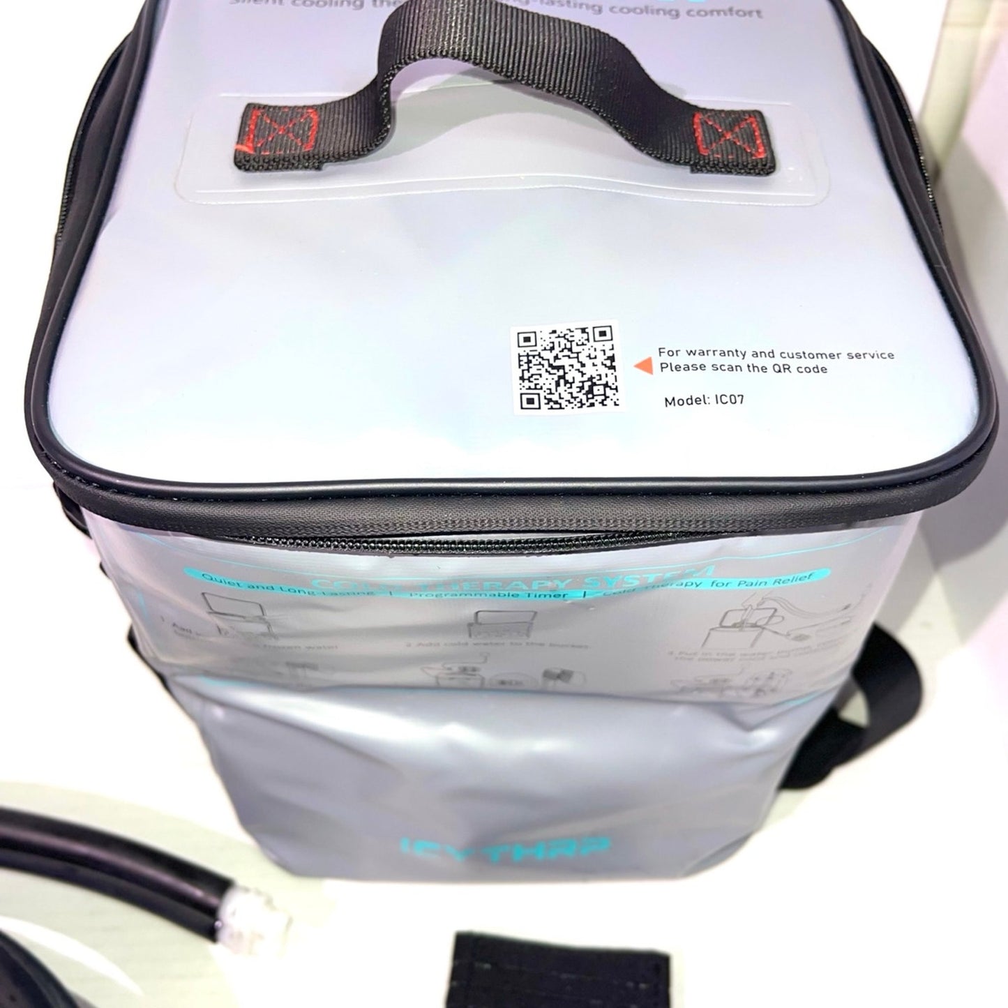 Cold Therapy Machine with Programmable Timer, Portable Ice Machine for Knee After Surgery, Knee Replacement Recovery System for Pain Relief w/Compression Pad for Shoulder, Hip and Ankle