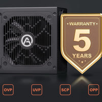 AGV Series 500W Power Supply, 80 Plus Bronze Certified, Non Modular Power Supply