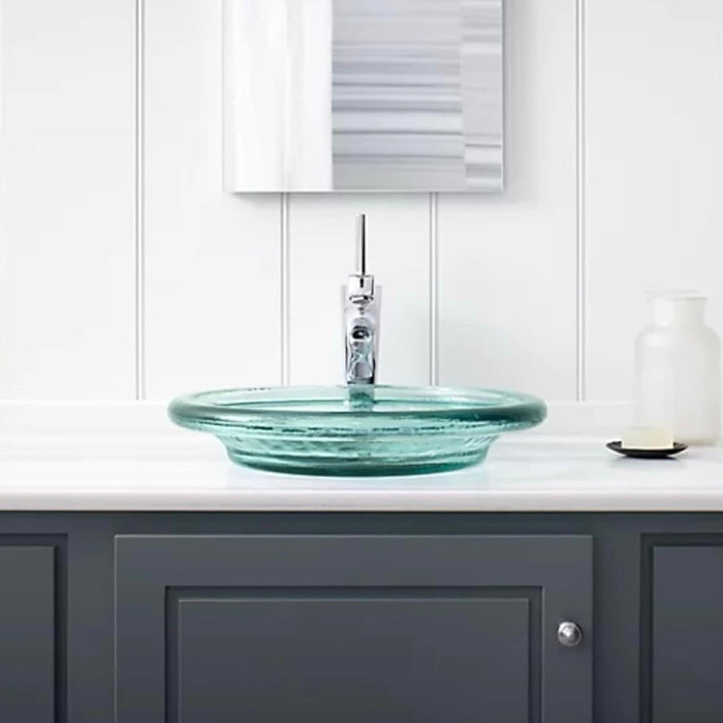 Kohler 1-Bowl Vessel Above-Counter Bathroom Sink Ice K-2276-B11 17-1/2"
