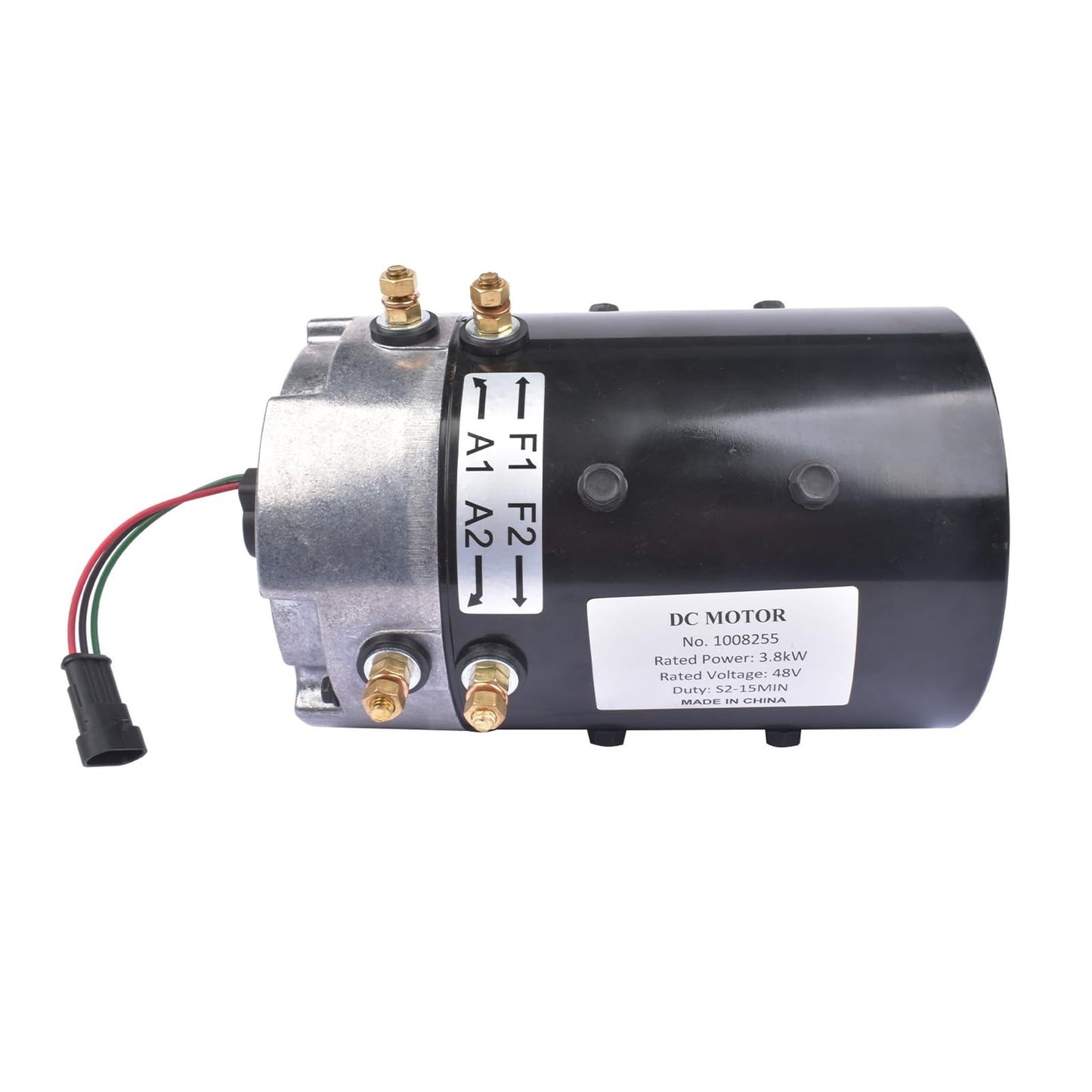 GELUOXI 48V 3.8KW Electric DC Motor for Tomberlin E-Merge Golf Cart 1008255, DA8-4012, GB9-4001, ZQS48-3.8-T