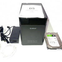 ORICO 5 Bay 3.5inch Hard Drive Enclosure USB 3.0 to SATA Magnetic Tool-Free External HDD Docking Station Case with 12V/6.5A Power Adapter for Family Storage Expansion Up to 90TB (5x18) - DS500U3 Seagate Barracuda ST2000DM008 2 TB 3.5" Internal Hard Drive