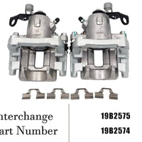 Rear Disc Brake Caliper Assembly Fit Jetta 2000-2005 1.8L 1.9L 2.0L, TT Quattro 2000-2006, Pair Set of 2 Rear Driver and Passenger Side