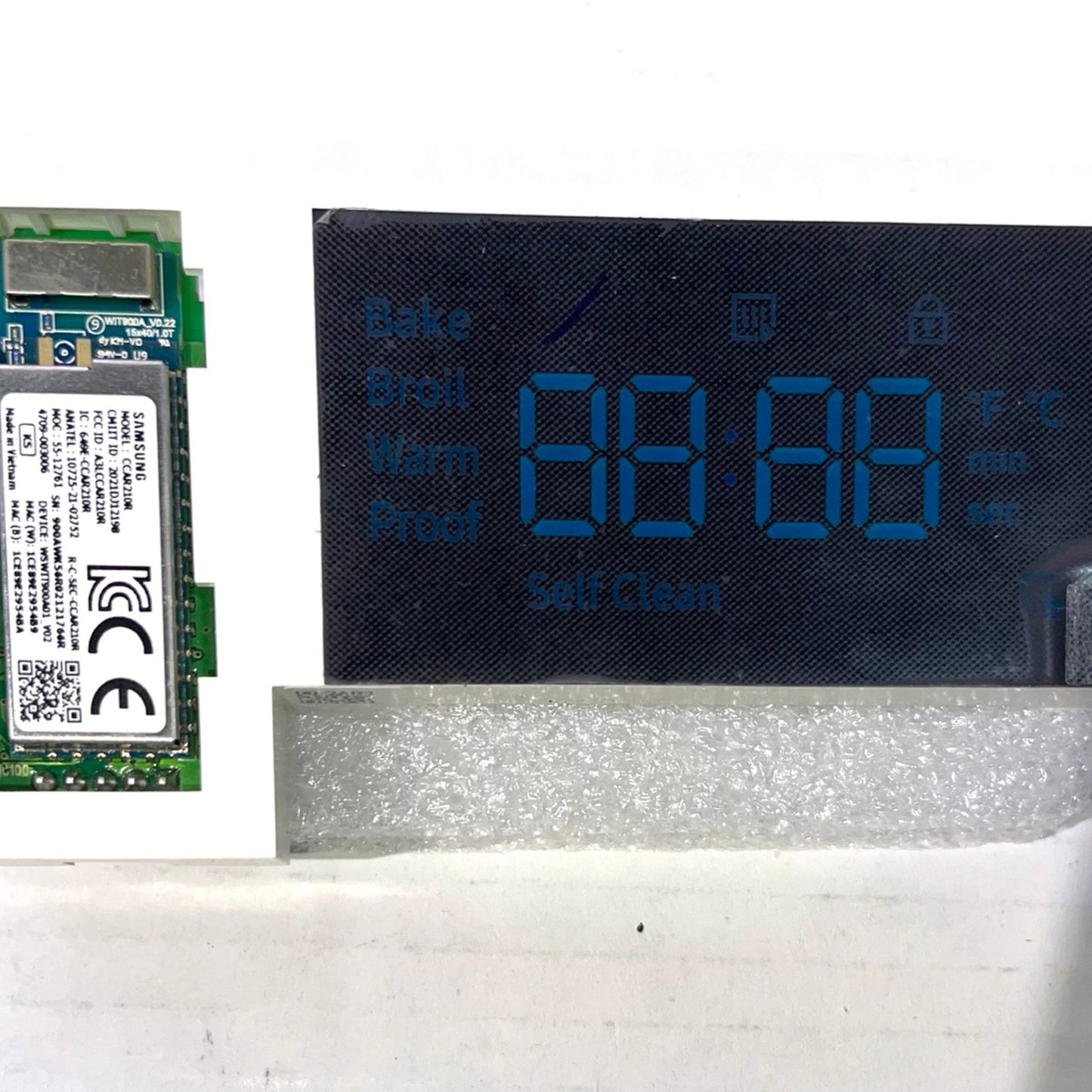 Samsung DG92-01232C Range Control Board + Module Display, PBA