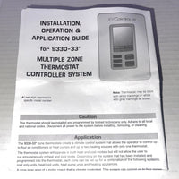 9330A3341 Digital Thermostat for Coleman Mach 9330-33 Series Multiple Zone RV Digital Thermostat,12V Wall Mount Thermostat for RV - Hot/Cool Temperature Control,