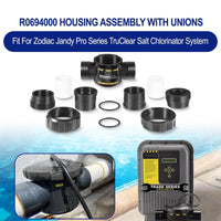 R0694000 Housing Assembly with Unions O-Ring Replacement Kit for Zodiac *NOTE*