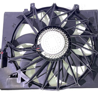 Engine Cooling Fan Assembly, Cooling Radiator Fan Replacement For BMW E60 525 530 545 645 E65 750, Replace 17427543282 17427514181
