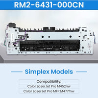 RM2-6431-000CN Fuser for hp Color Laserjet Pro M452nw & M477fnw for RM2-1833-000