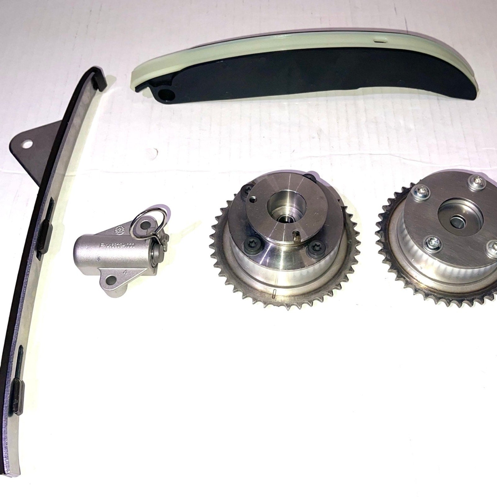 Timing Chain Kit With Intake/Exhaust VVT Gear Sprocket 2011-2014 Hyundai Elantra Cpupe 2012-2013 KIA Soul, 1.8 2.0L Engine, Replace# 24350-2E001 24370-2E000 24410-2E000 918-795