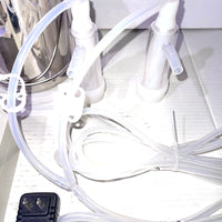 3L Electric Milker Milking Machine Household Manual Double Head Milker Efficient Pumping Cycle Large Capacity Portable for Goat Pulsation Vacuum Milking Machine