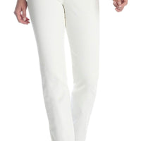 Wrangler Ultimate Riding Jean Women Q-Baby Mid Rise Boot Cut SZ 33 / 15-34 WHITE