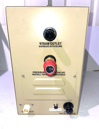 CGOLDENWALL 6KW Commercial Self-Draining Steam Generator Shower System Home Steam Bath Spa Generator 30 min to 12 Hours with Auto Drain 95-131℉ for Suitable Space Heating 6 m³/212 Cubic feet (6KW)