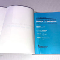 American Government: Power and Purpose Core Sixteenth Edition NEW ONLINE CODE ISBN-13: 978-0393538946, ISBN-10: 039353894X