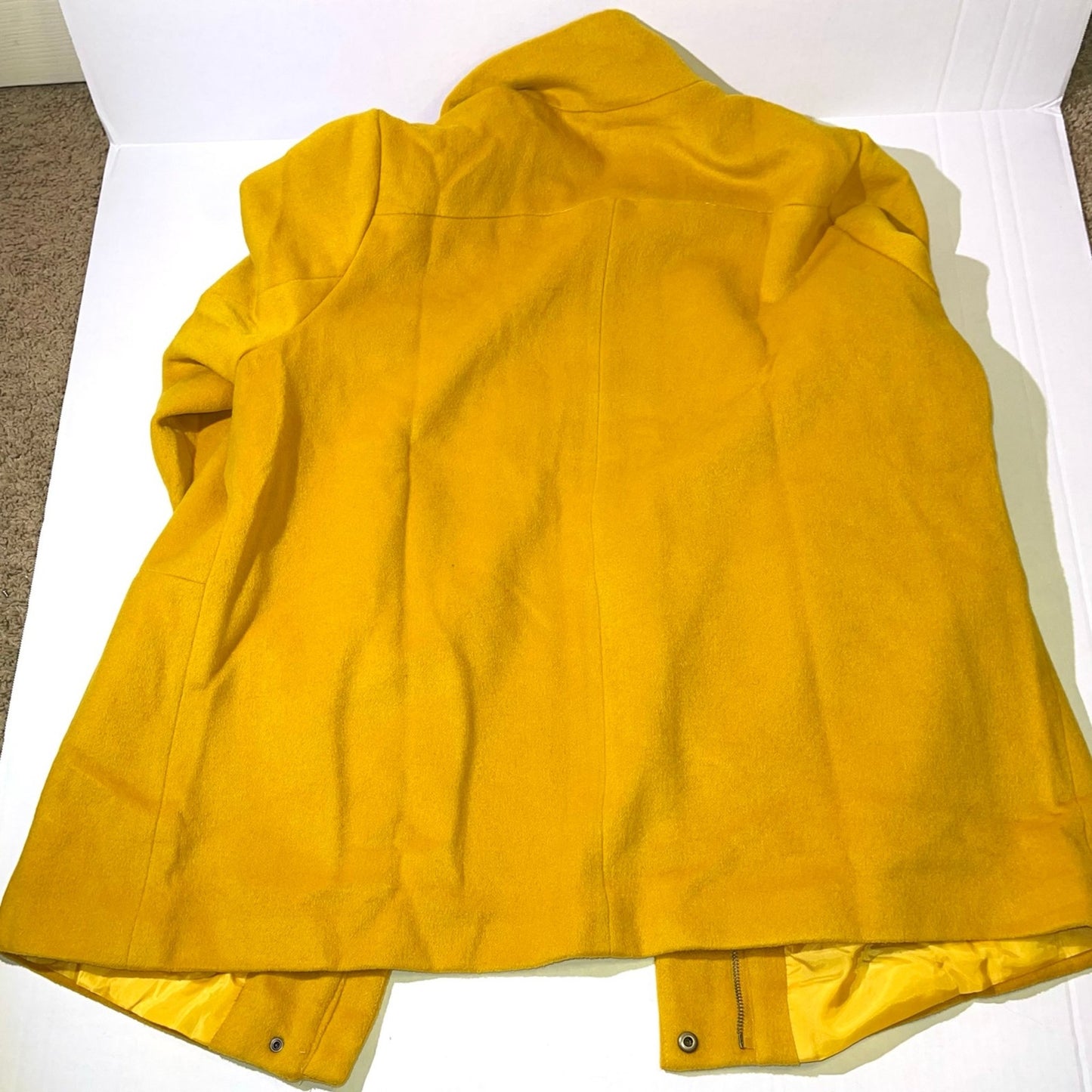 TIME FOR ME Women Outerwear SZ 2X Logan Golden Rod Wool Jacket