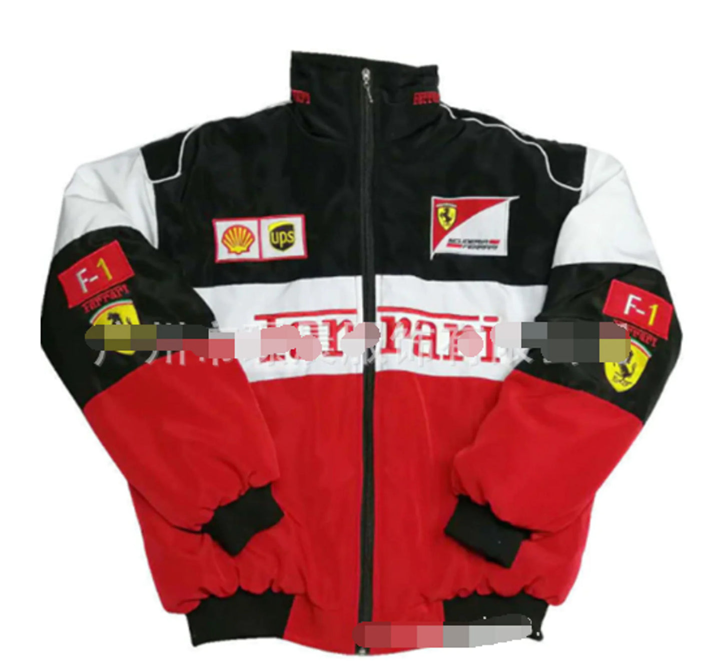 Men Women Vintage Ferrari F1 Racing Bomber Jacket