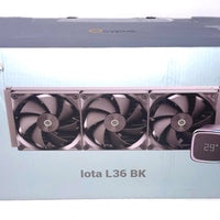 Iota L36 BK AIO CPU Cooler Liquid 360mm Temp Digital Display,ARGB Aluminum PUMP