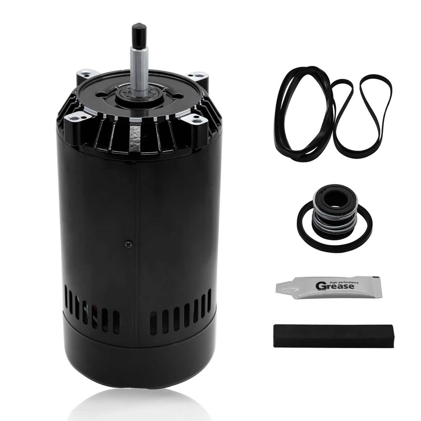 UST1102 1HP Swimming Pool Pump Motor With PS-201 Seal Kit for Hayward Super Pump, Super II, Max Flow, Northstar & Ja-Cuzzi Magnum Pump| 1 HP Single Speed Round C-Face Pool Motor, 115/230V