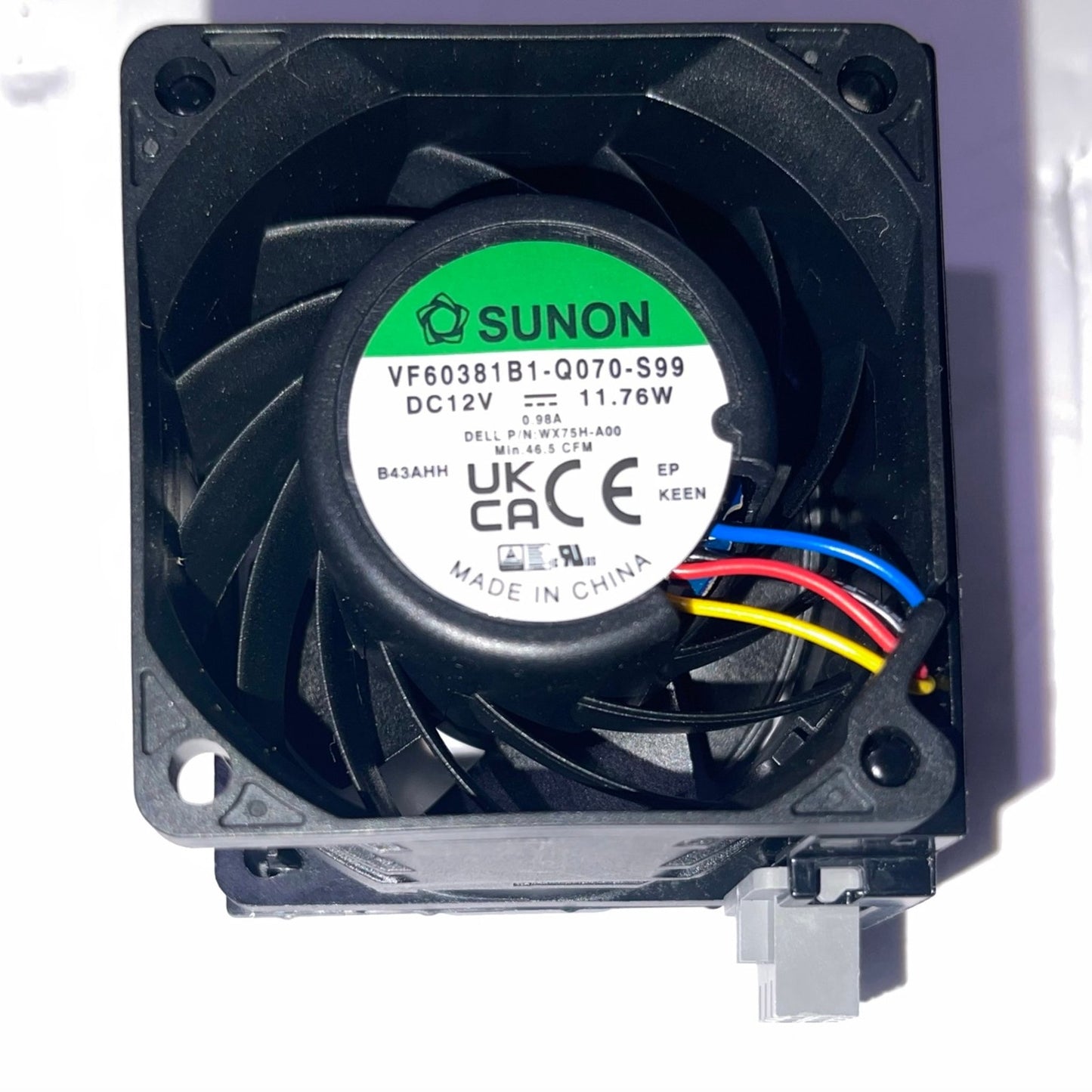 Delta PowerEdge Server Fan 4X Dell R530/R530XD/R750/R750XS – PFR0612DHE-C