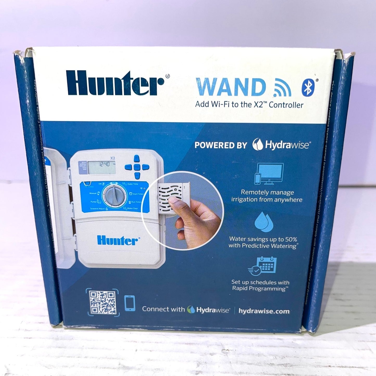 Hunter WAND Smart WiFi Module for X2 Sprinkler Controller, Hydrawise App, Remote