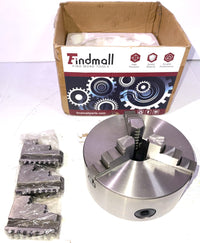 VERTEX 10" 3-Jaw Front Mount Lathe Chuck 2 Sets Of Jaws 10" Chuck Size 3800-5824