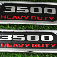 Fender Emblems 3500 Heavy Duty Left Right Side Badges Hood 68362221AB 68362220AB 2019-2022 (Chrome)