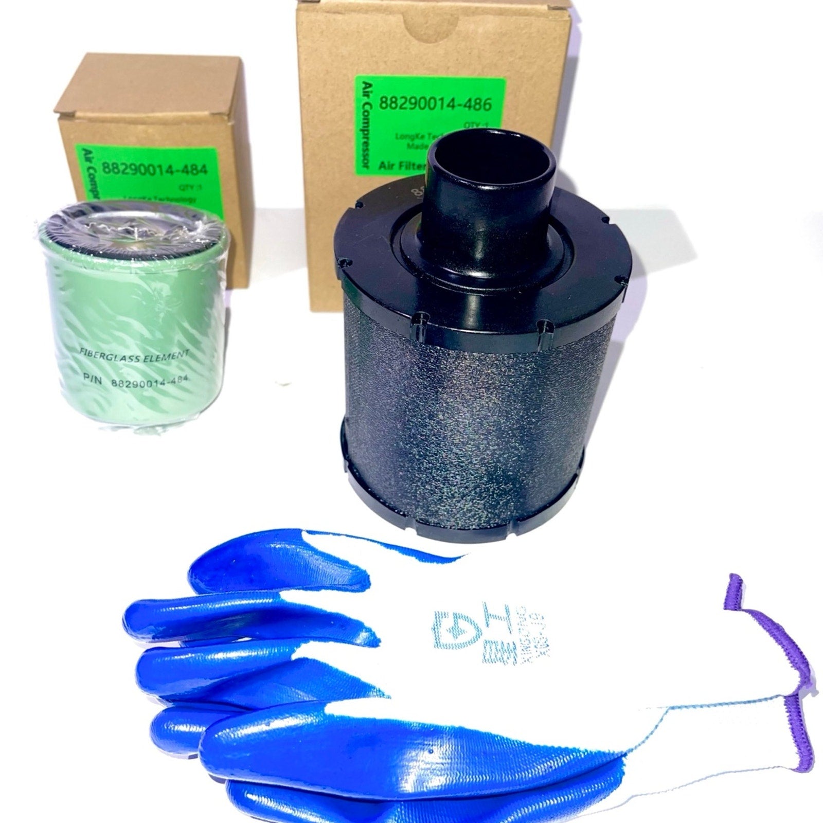 Air Filter 88290014-486 Oil Filter 88290014-484 for Air Compressors Replacement Filter Kit