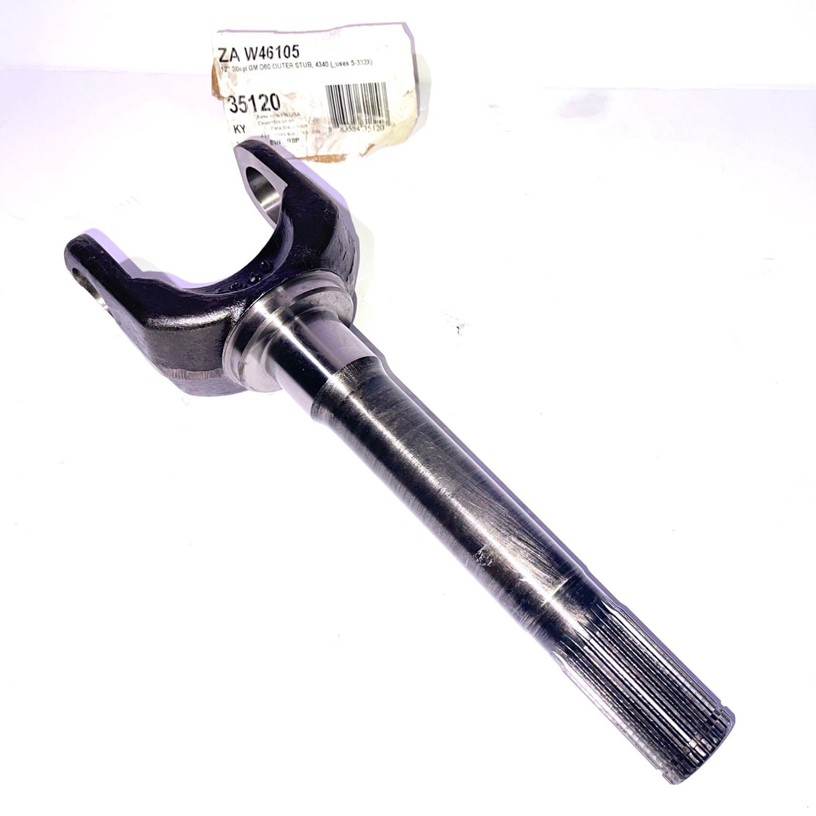 Replacement Outer Stub Axle Shaft for GM/Dodge 30-Spline Dana 60 Differential 4340 Chrome-Moly DANA SPICER 40955ZA W46105) 12 Long