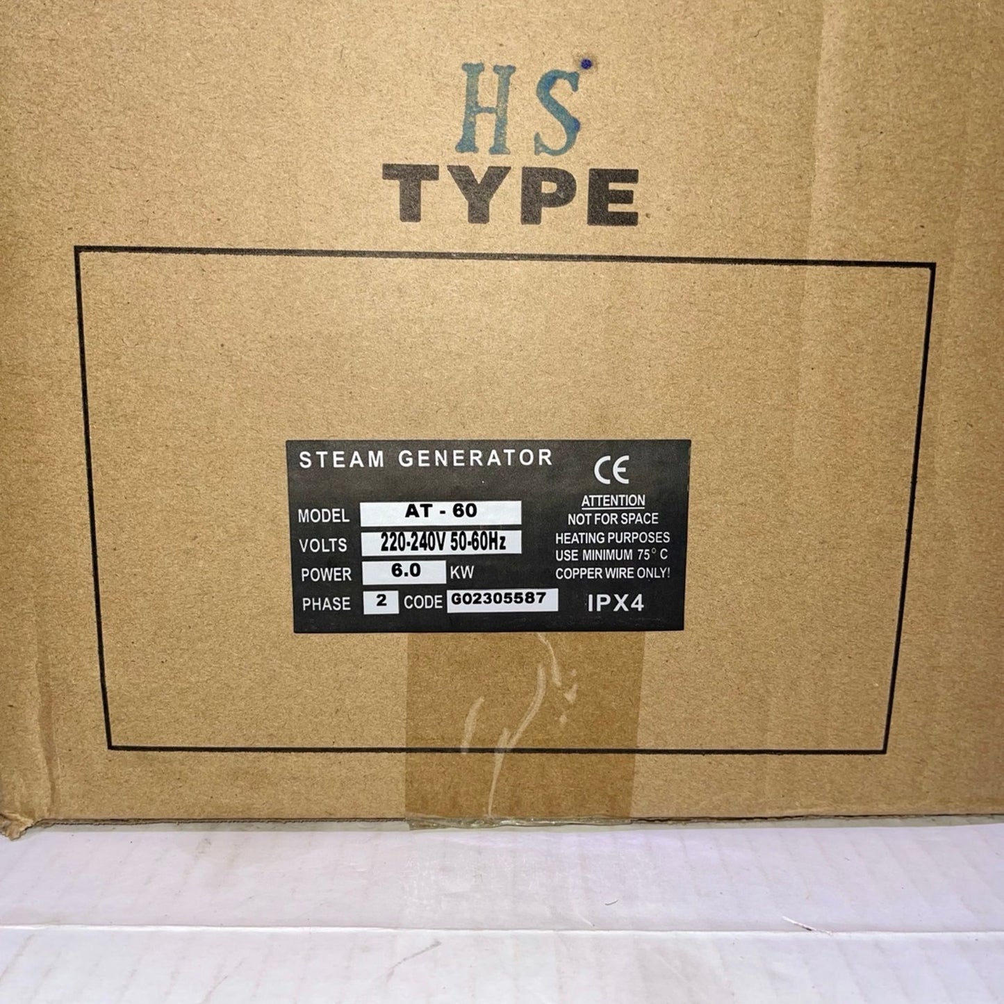 Commercial Self-Draining Steam Generator Shower System CGOLDENWALL 6KW Home Steam Bath Spa Generator 30 min to 12 Hours with Auto Drain 95-131℉ for