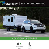 TEKONSHA 118362 T-One T-Connector Custom Harness, 4-Way Flat, w/Converter