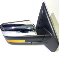 Right Mirror Power Heat Power Folding Chrome Cover PASSENGER Side 2011-2014 Ford F-150 FO1320412