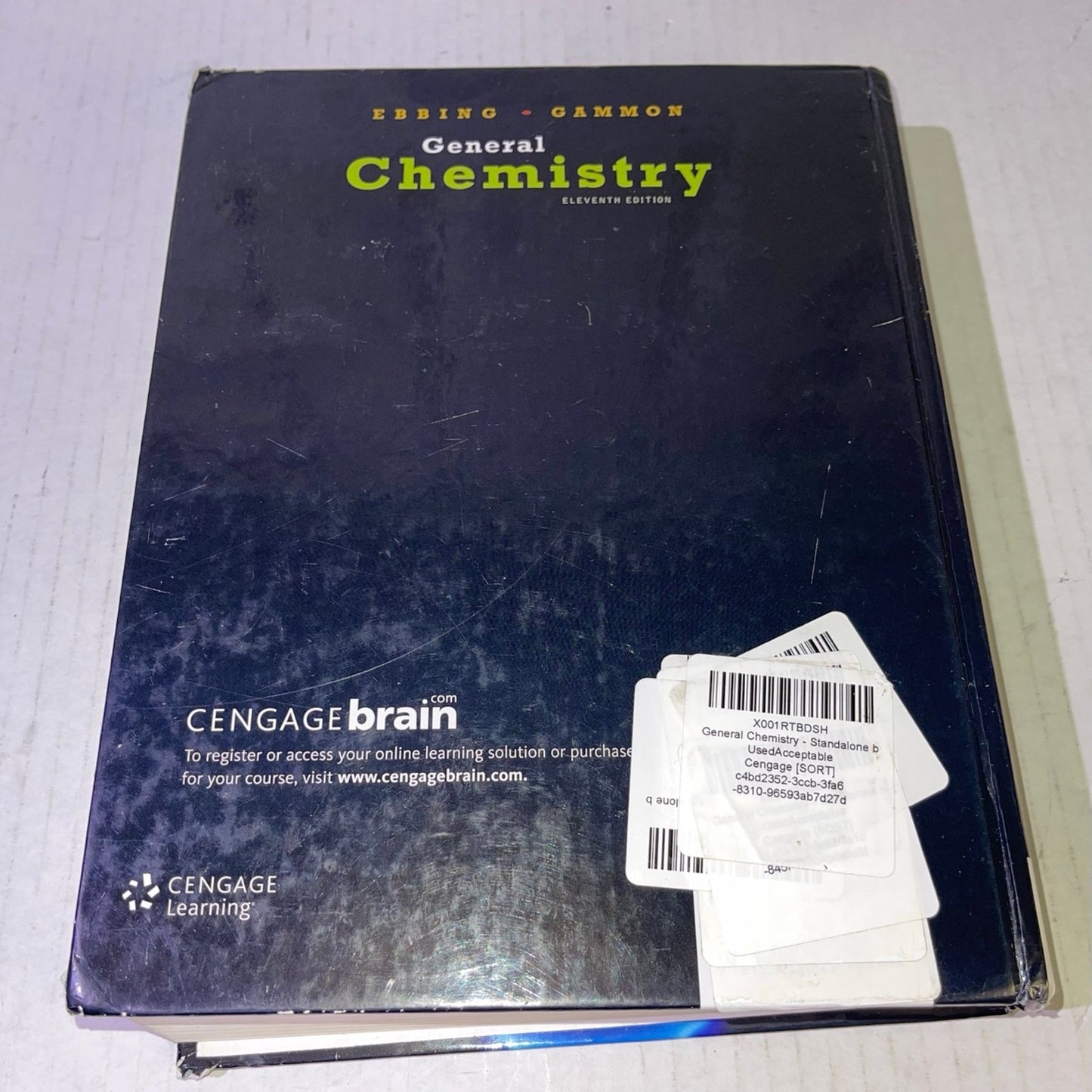 General Chemistry - Standalone book by Ebbing & gammon 11th Edition ISBN-13: 978-1305580343, ISBN-10: 1305580346